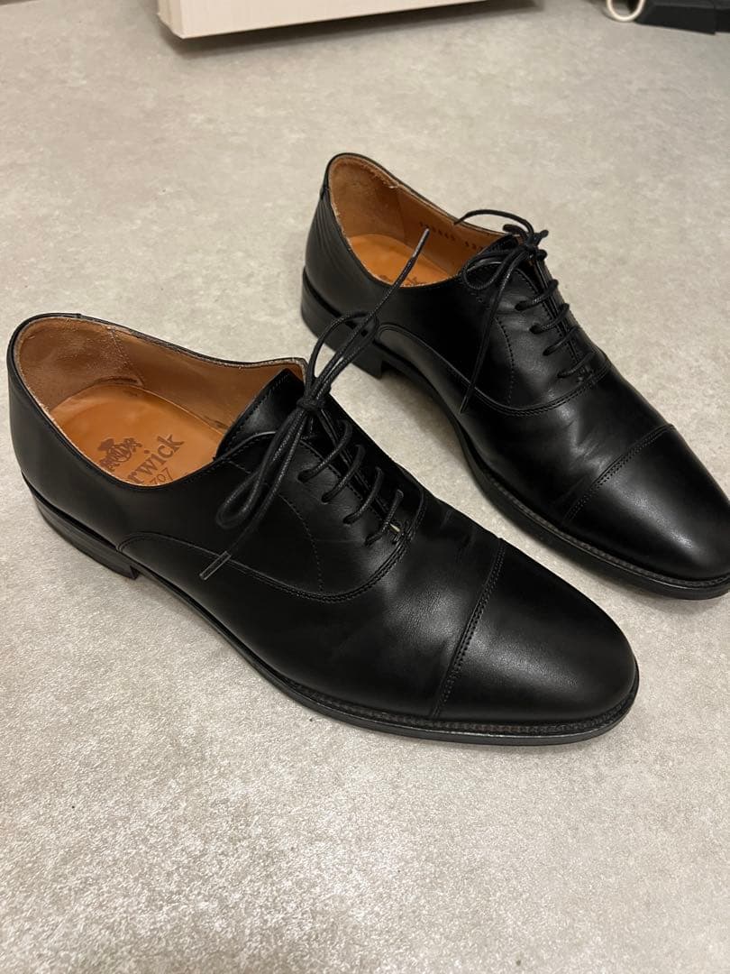 Berwick 1707 ブラックレザーシューズ 5224 最終値下げ中 - メルカリ