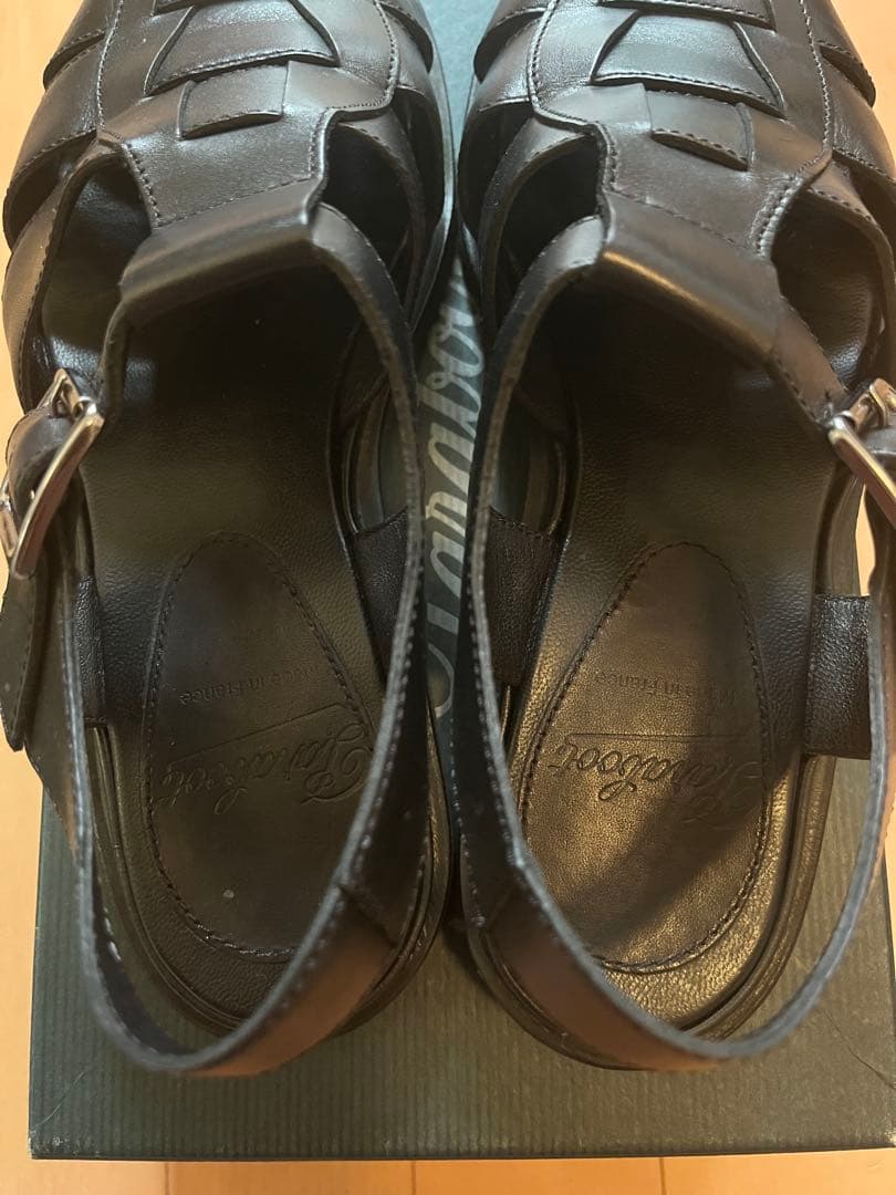 Paraboot IBERIS イベリス グルカサンダル　24.5cm ブラック