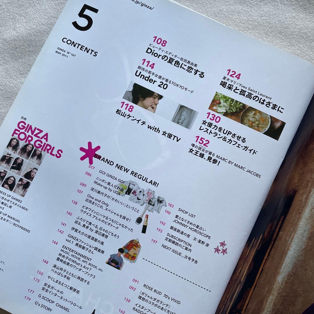 GINZA 2011年5月号 特集:すべての女は女優である