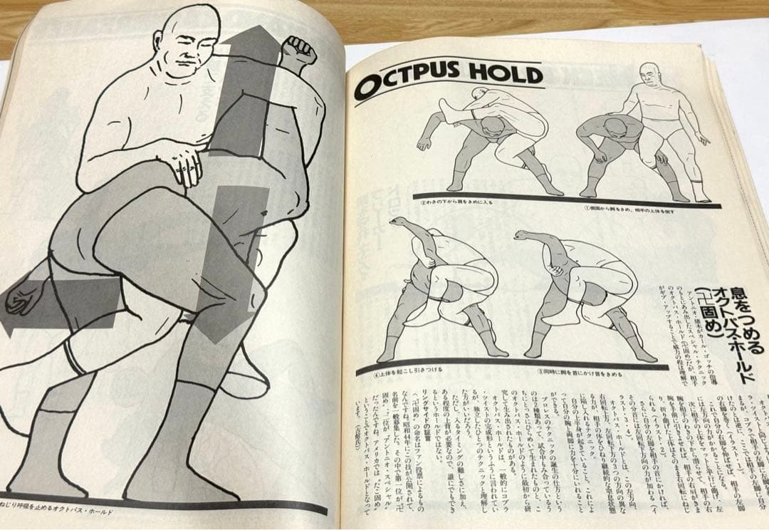 現代プロレステクニック 山本小鉄 監修 マンスリー・スポーツ 81年4月