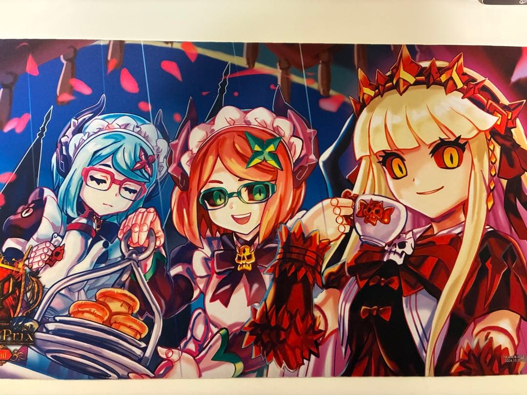 u*a様 メアリー・ジェニーのお茶会　プレイマット　スリーブ45枚　デュエマ プレイマット『[GP2024-2nd]メアリージェニーのお茶会』【サプライ】{-}