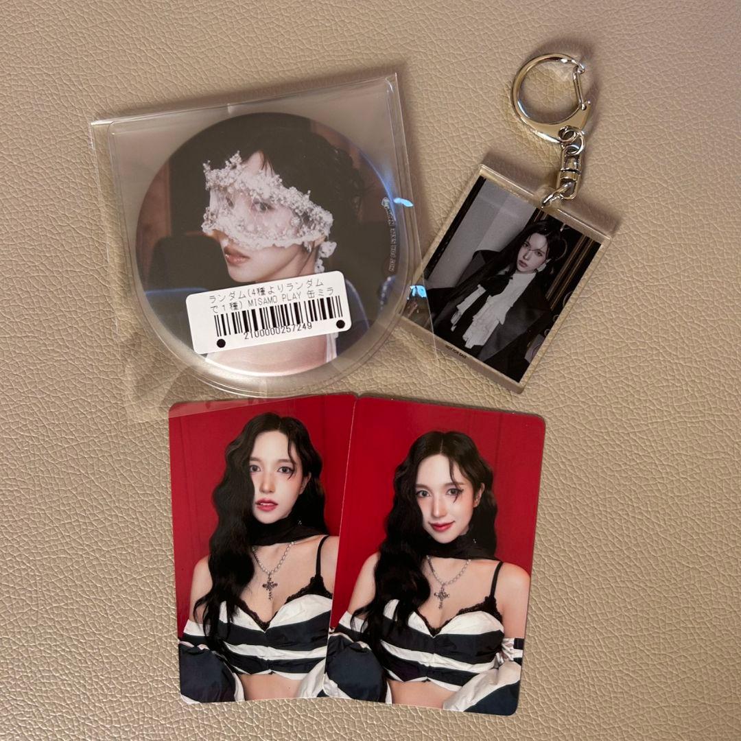 TWICE MISAMO PLAY ミサモ 特典 トレカ 缶ミラー キーホルダー - メルカリ