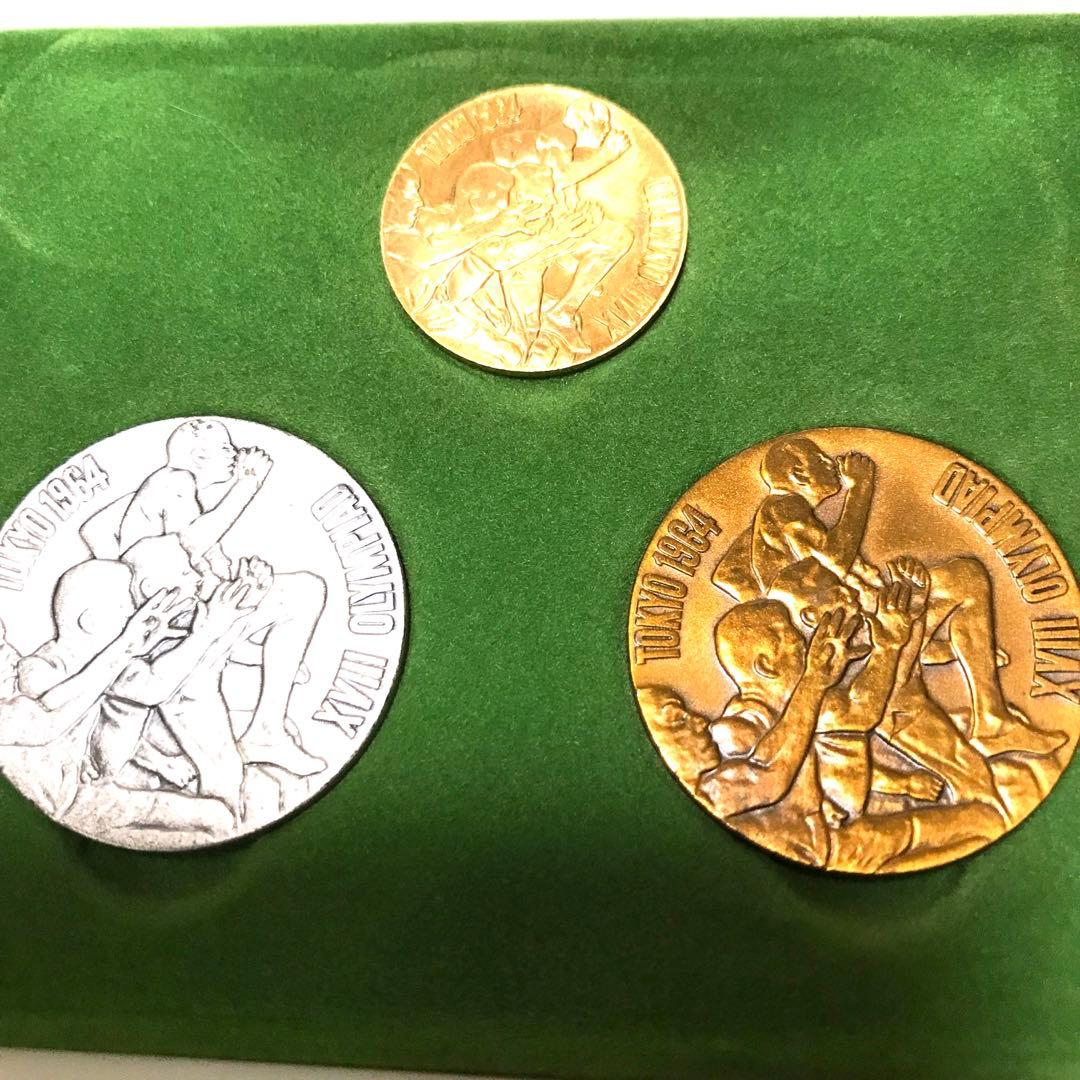 東京オリンピック1964記念メダル3枚組 - メルカリ