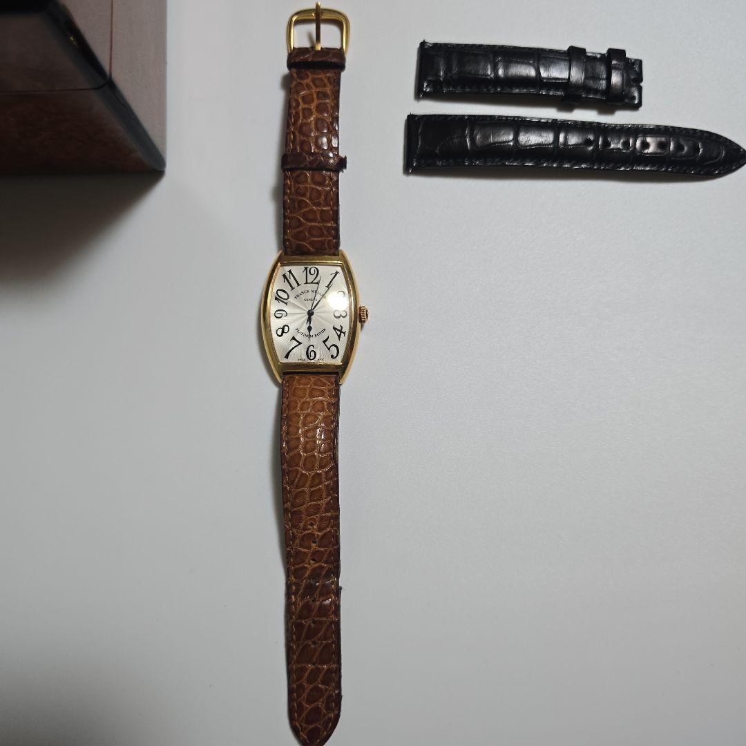 □フランクミュラー□2852SC□18K□金✨替えベルト有✨メンズ✨付属品