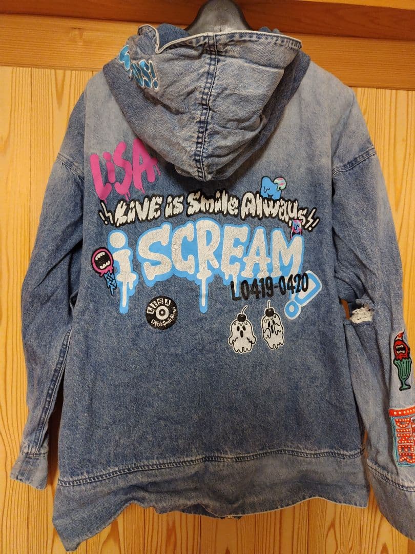 LiSA デニムパーカー ～i SCREAM Ver.～ Mサイズ - メルカリ