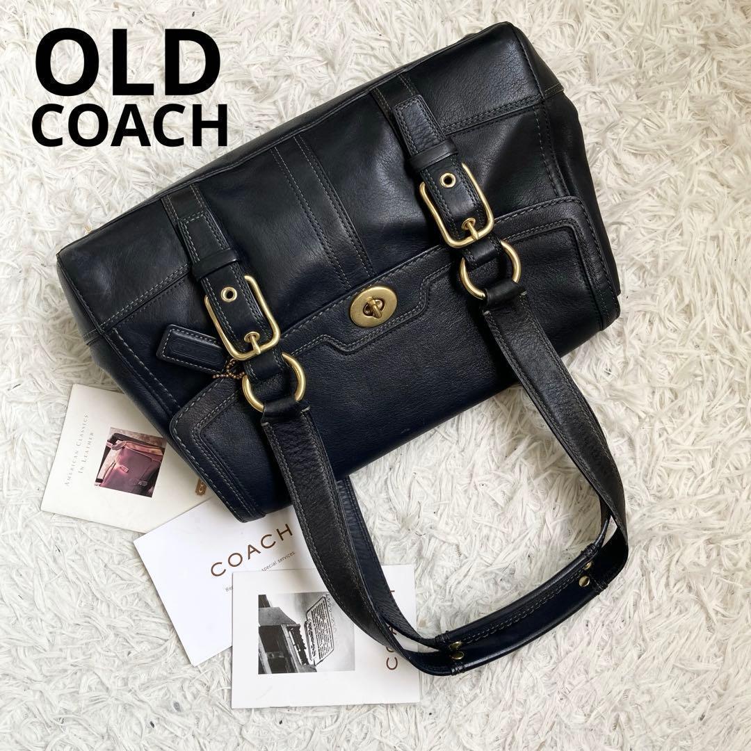 vintage coach old archive y2k ミニボストン 黒 - メルカリ