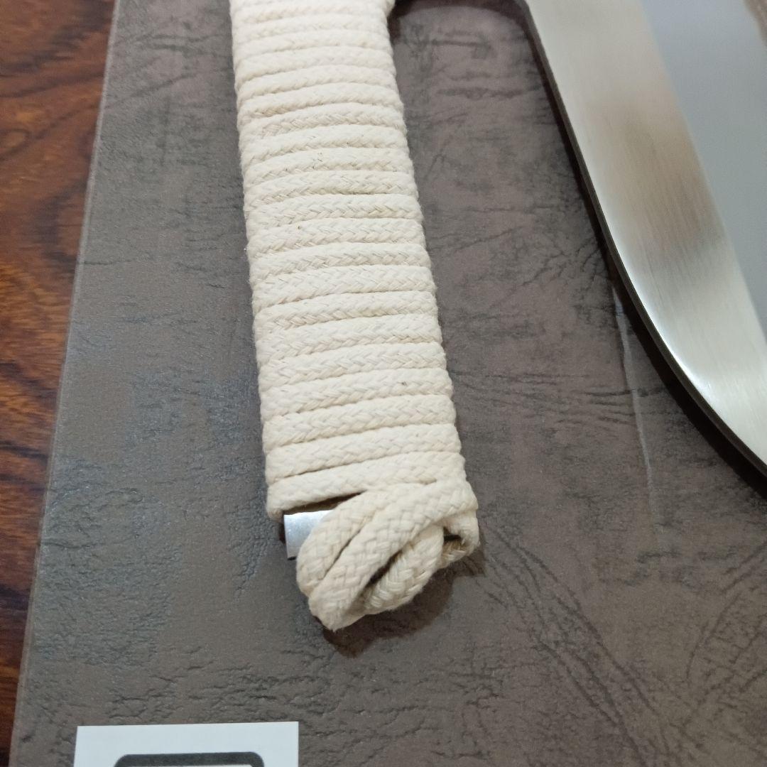 1-7 豊蔵 蕎麦包丁 手縄 300mm ステンレス剛