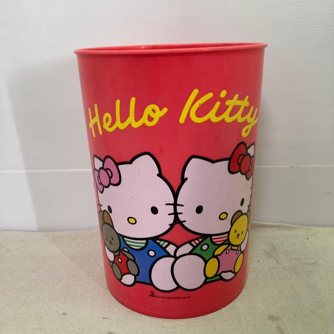 2点セット☆1989年製あり】ハローキティ ゴミ箱 ダストボックス