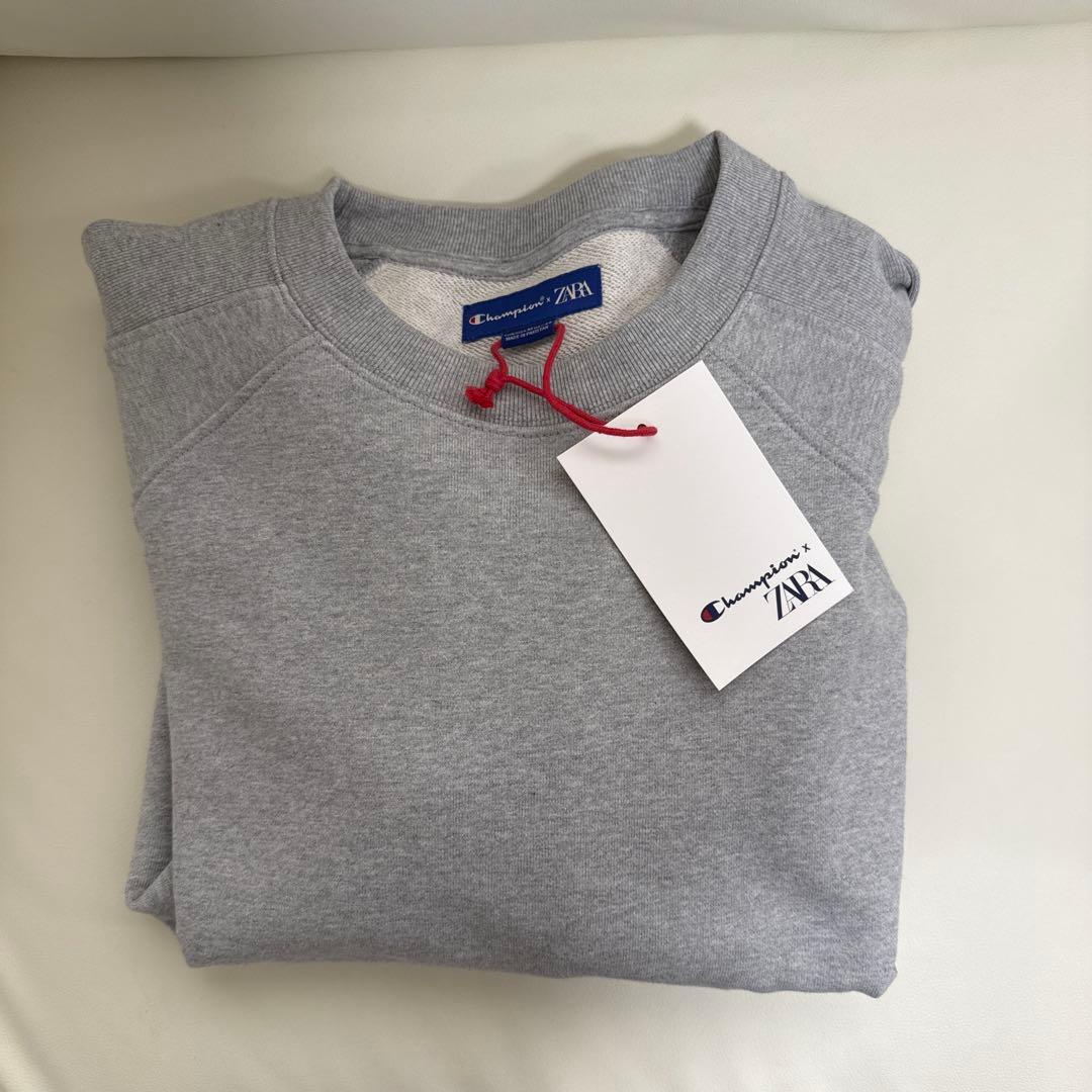 CHAMPION ® X ZARA パッチ クルーネック スウェットシャツ - メルカリ