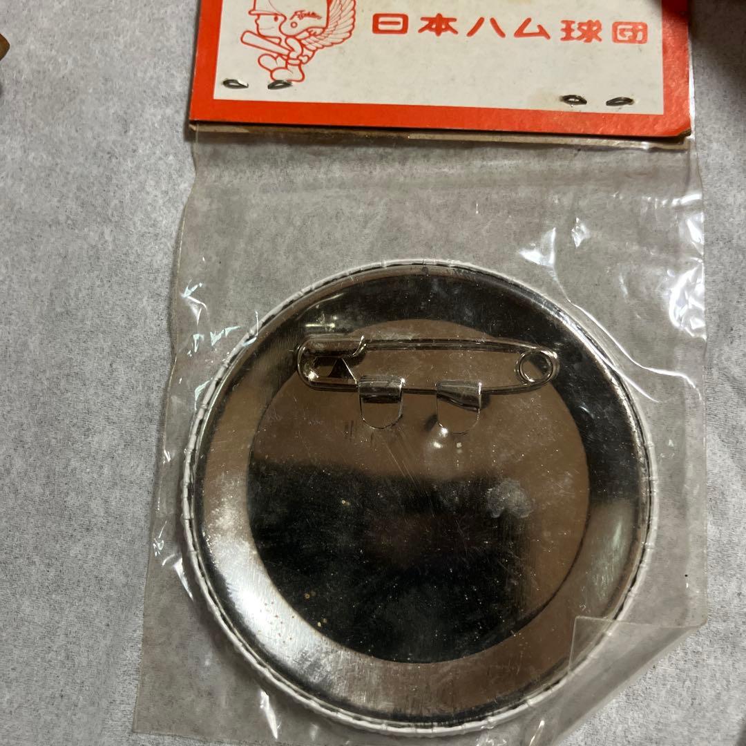 当時物レア 西崎 幸広 日本ハムファイターズ ファイトくんバッチ 21