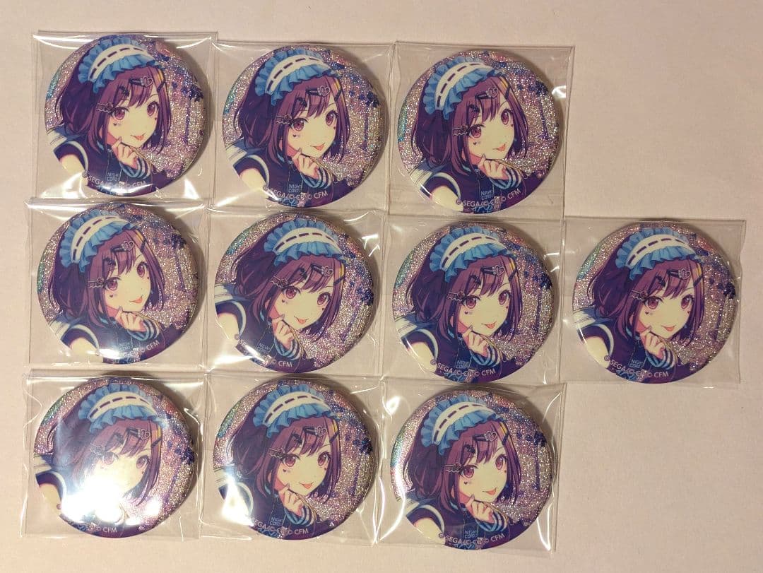 プロセカ グリ缶 東雲絵名 26C 10点 東雲絵名のグリッター缶バッジ10点って…羨ましすぎんだろこれ プロセカ