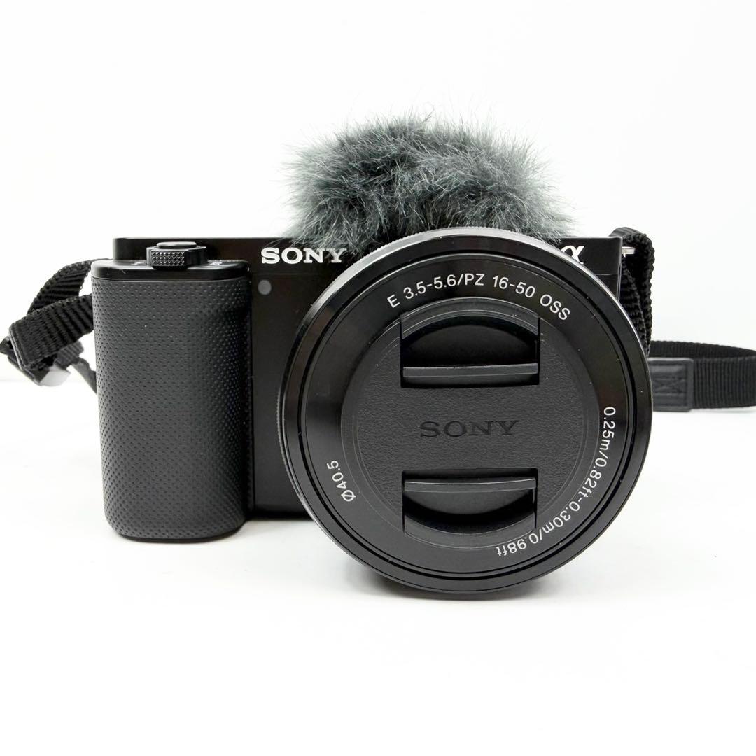 美品 SONY ZV-E10 パワーズームレンズキット カメラ ソニー VLOGCAM ZV-E10 パワーズームレンズキット ブラック | ミラー