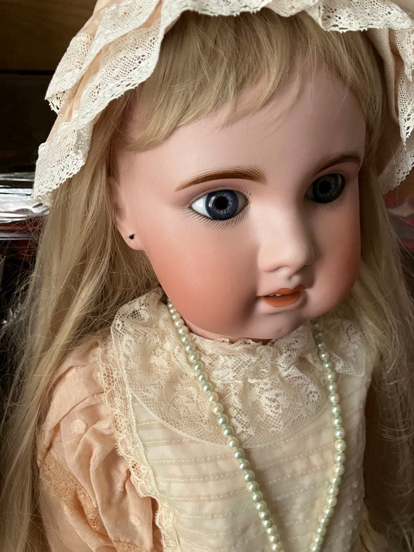 アンティーク　ジュモー1907 14号 日曜日までの出品とさせて頂きます 9号 ジュモー 1907 アンティーク ビスク ドール - メルカリ