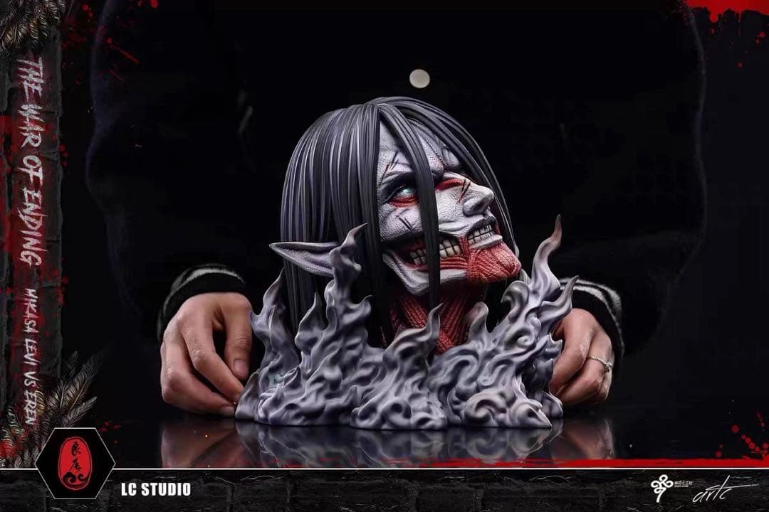 進撃の巨人 ミカサ・アッカーマン 始祖の巨人 フィギュア ガレージ