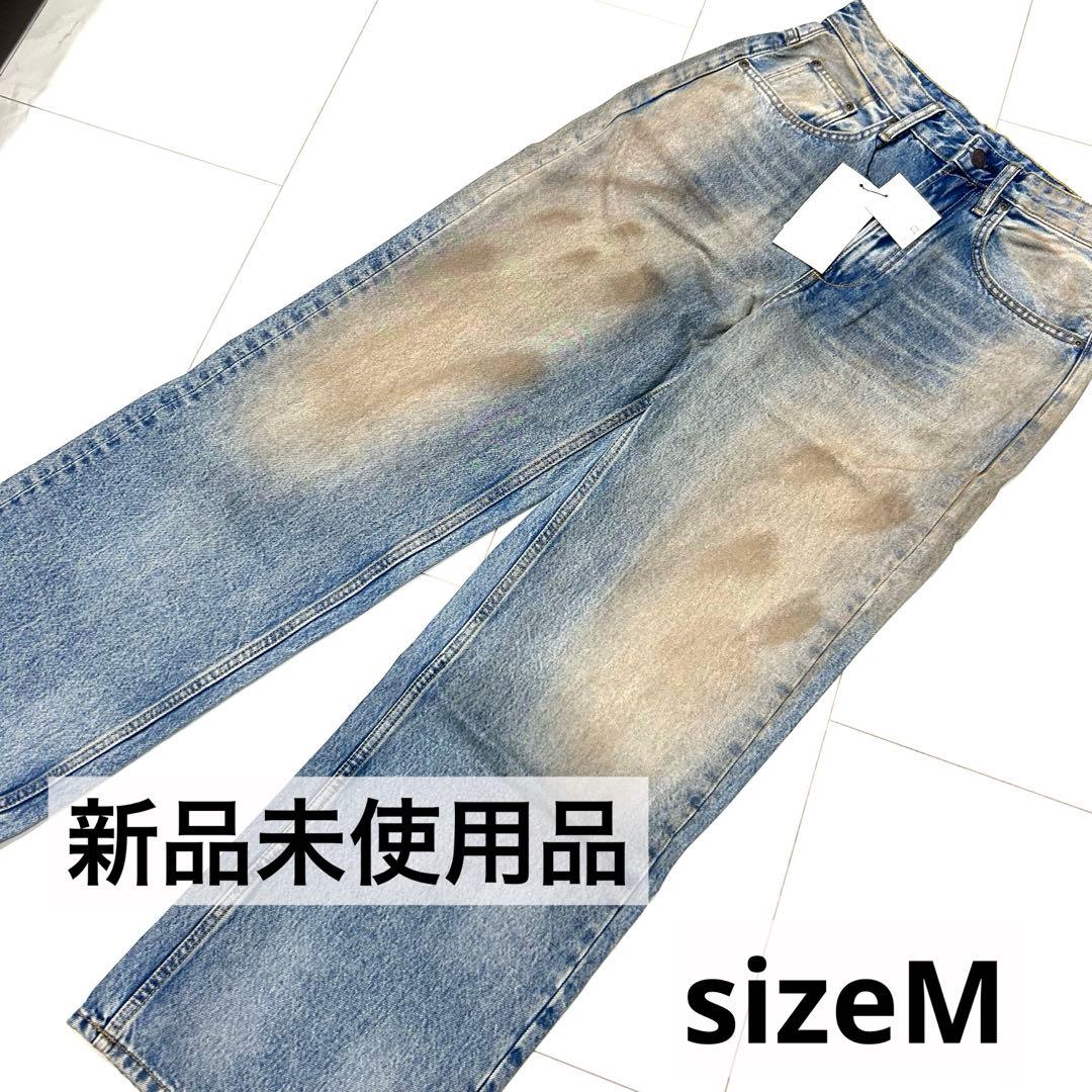 ZARA ヴィンテージ加工バギーフィットジーンズ アクネ風 メンズ - メルカリ