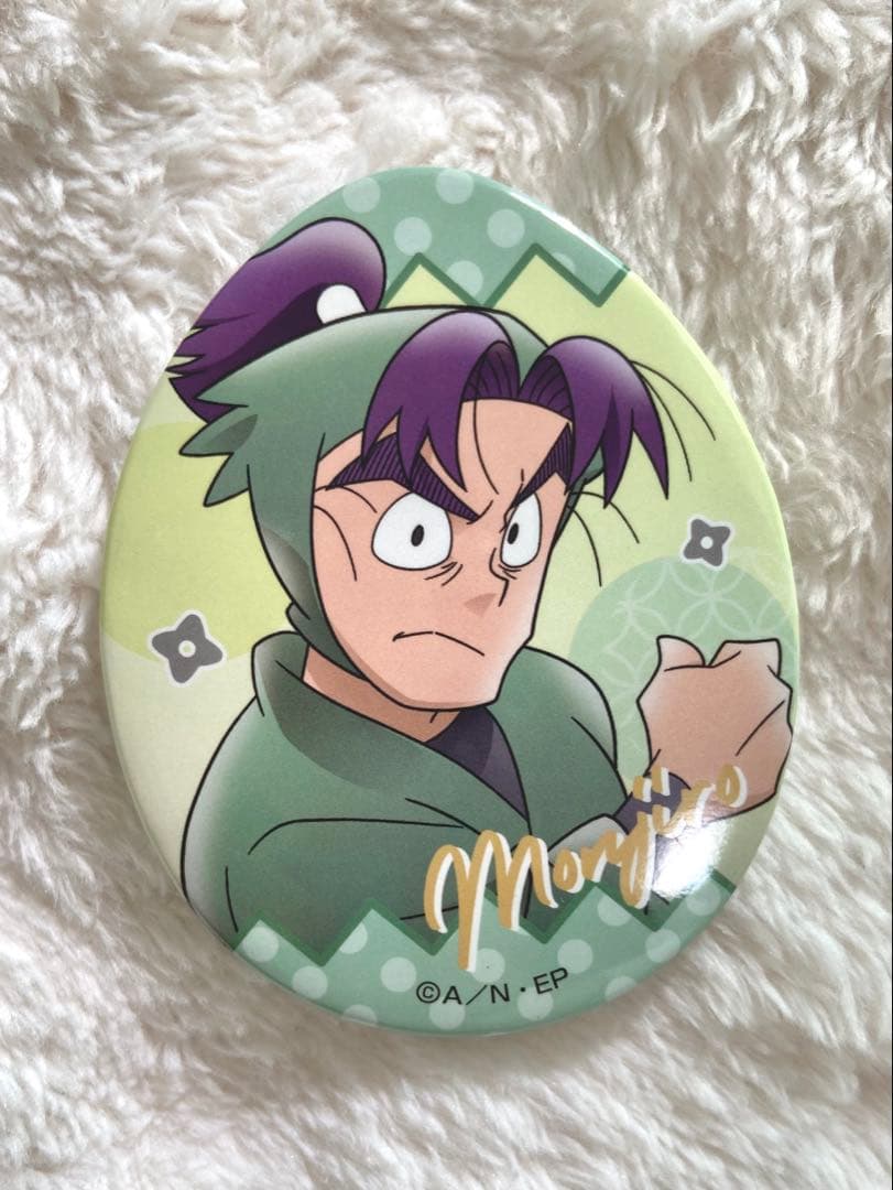 忍たま乱太郎】潮江文次郎 エッグ缶バッジ - メルカリ