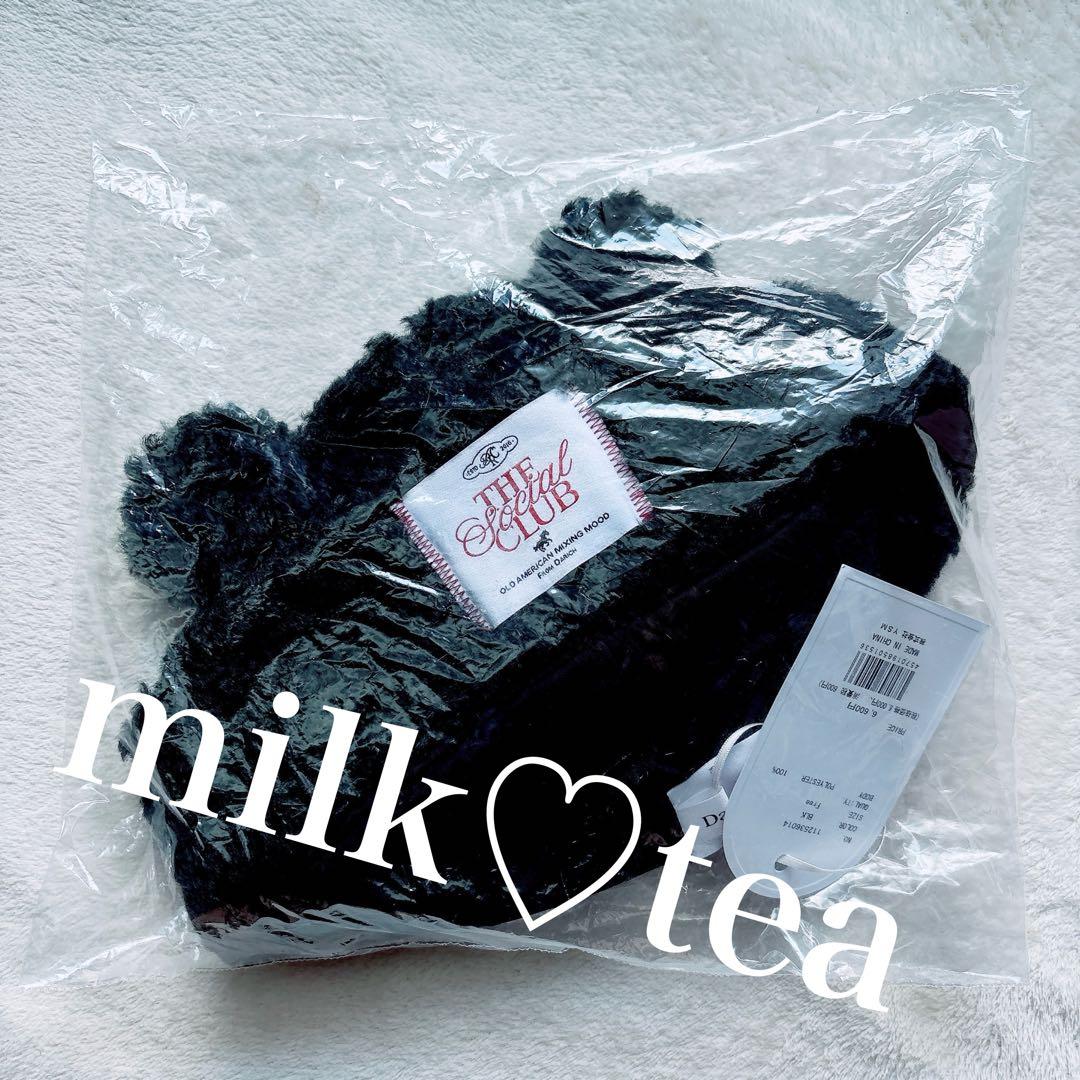 新品未開封 ダーリッチ テディベアハット ブラック フリー - メルカリ