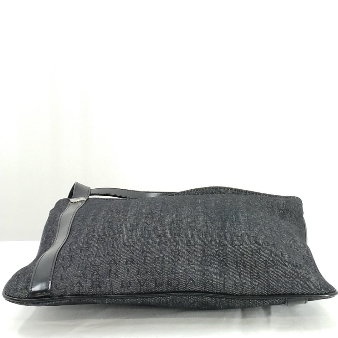 極美品✨ブルガリ ロゴマニア デニム ショルダーバッグ ダークグレー