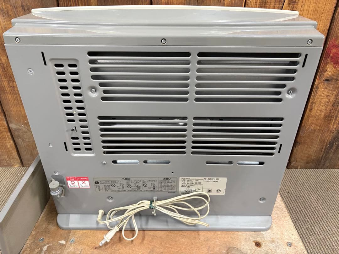 ノーリツ ガスファンヒーター GFH-5800S 都市ガス用 東京ガス 中古