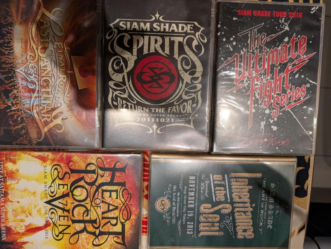 シャムシェイドのレアなDVDセット Yahoo!オークション -「siam shade dvd」の落札相場・落札価格