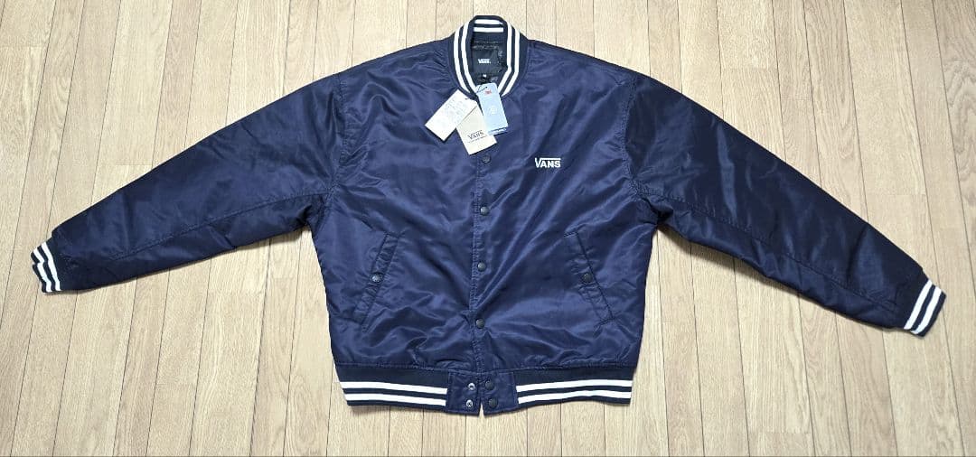 VANS スタジャン ネイビー Мサイズ - メルカリ