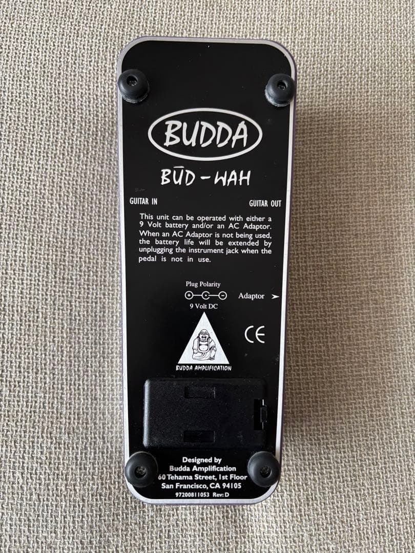 BUDDA BUD-WAH 赤ラベル ブッダ ワウペダル