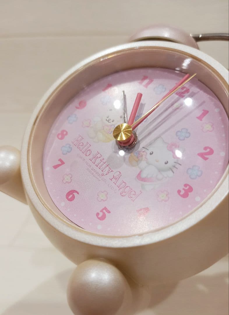 ハローキティ 目覚まし時計 レトロ 1999年 エンジェルキティ 希少