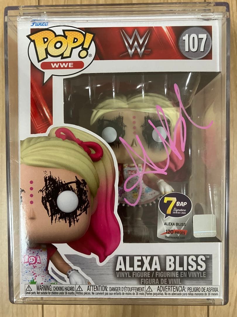 Funko POP WWE アレクサ・ブリス Alexa Bliss サイン入り Alexa Bliss WWE Autographed #107 Funko Pop! Figurine