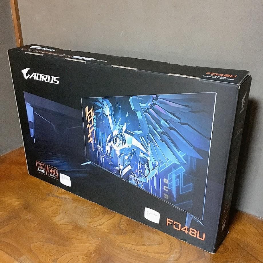 GIGABYTE FO48U 47.53型 ゲーミングモニター有機EL 4K AORUS FO48U | GIGABYTE 47.53インチ 4K ゲーミングディスプレイ