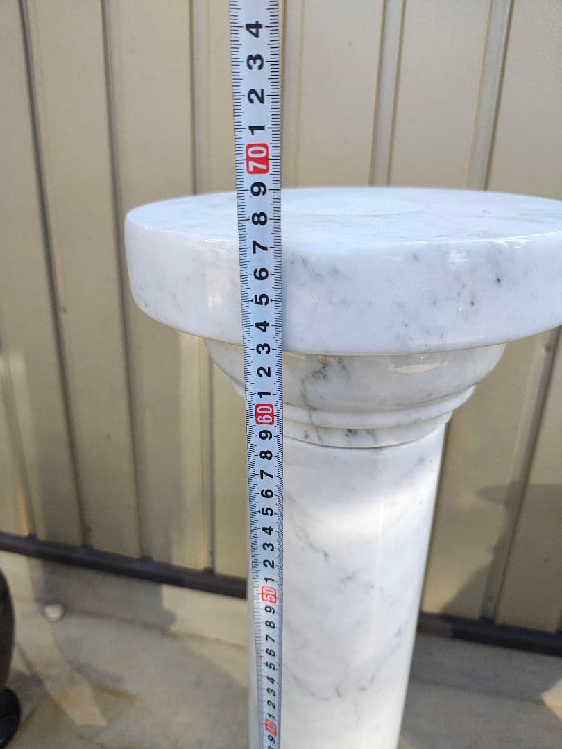 大理石 円柱型 オーナメントポール - メルカリ
