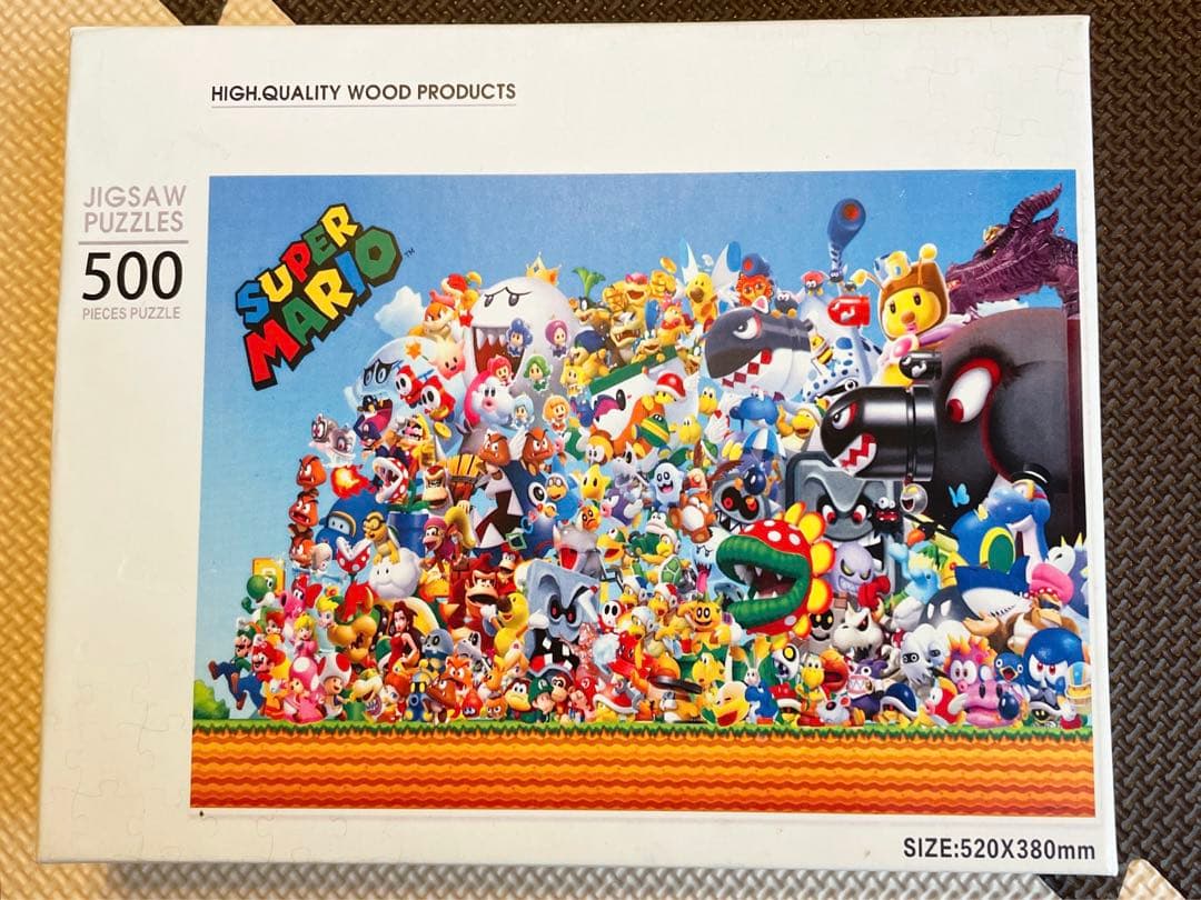 スーパーマリオ ジグソーパズル 500ピース - メルカリ