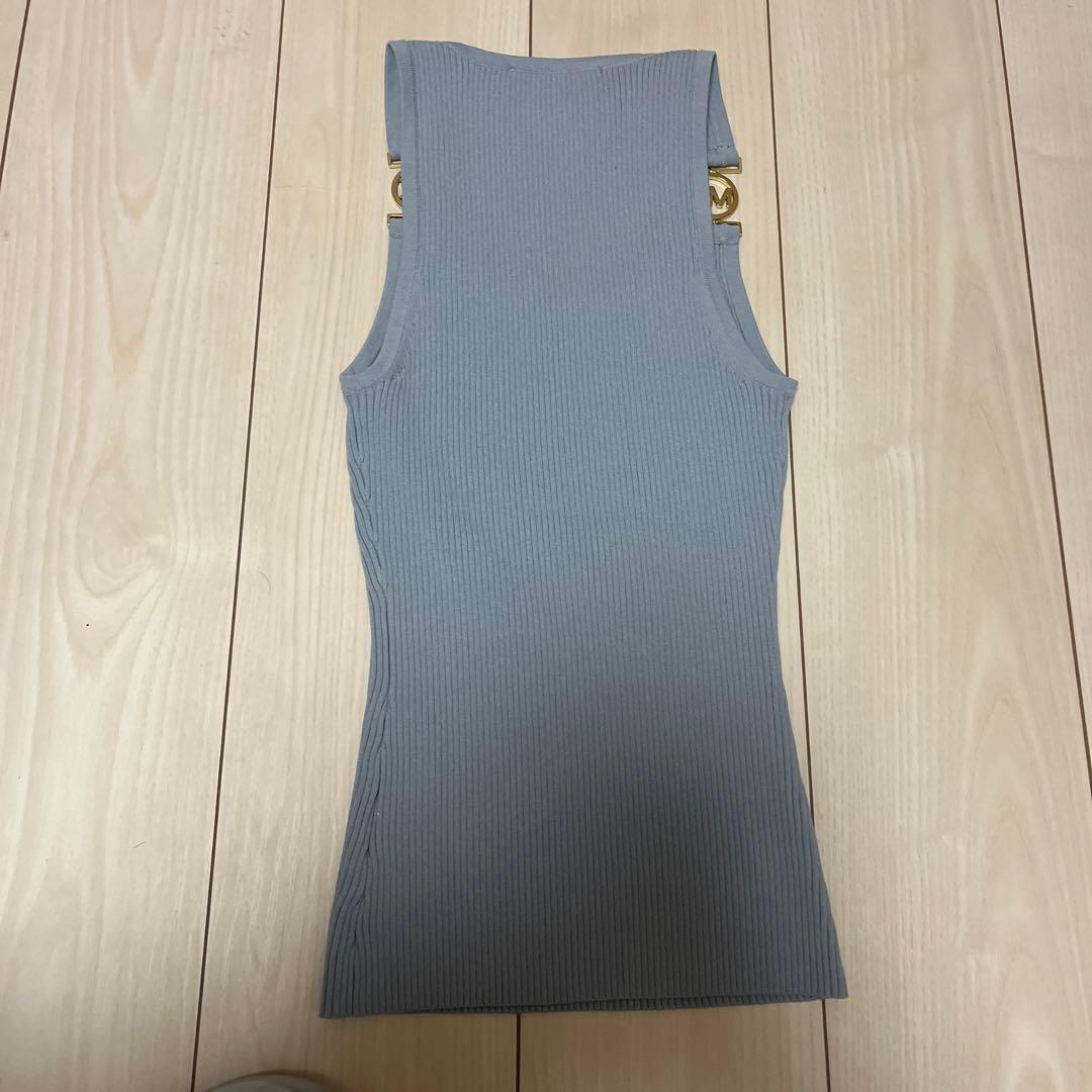 マイケルコース タンクトップ 水色 クレージュ ライトブルー タンクトップ