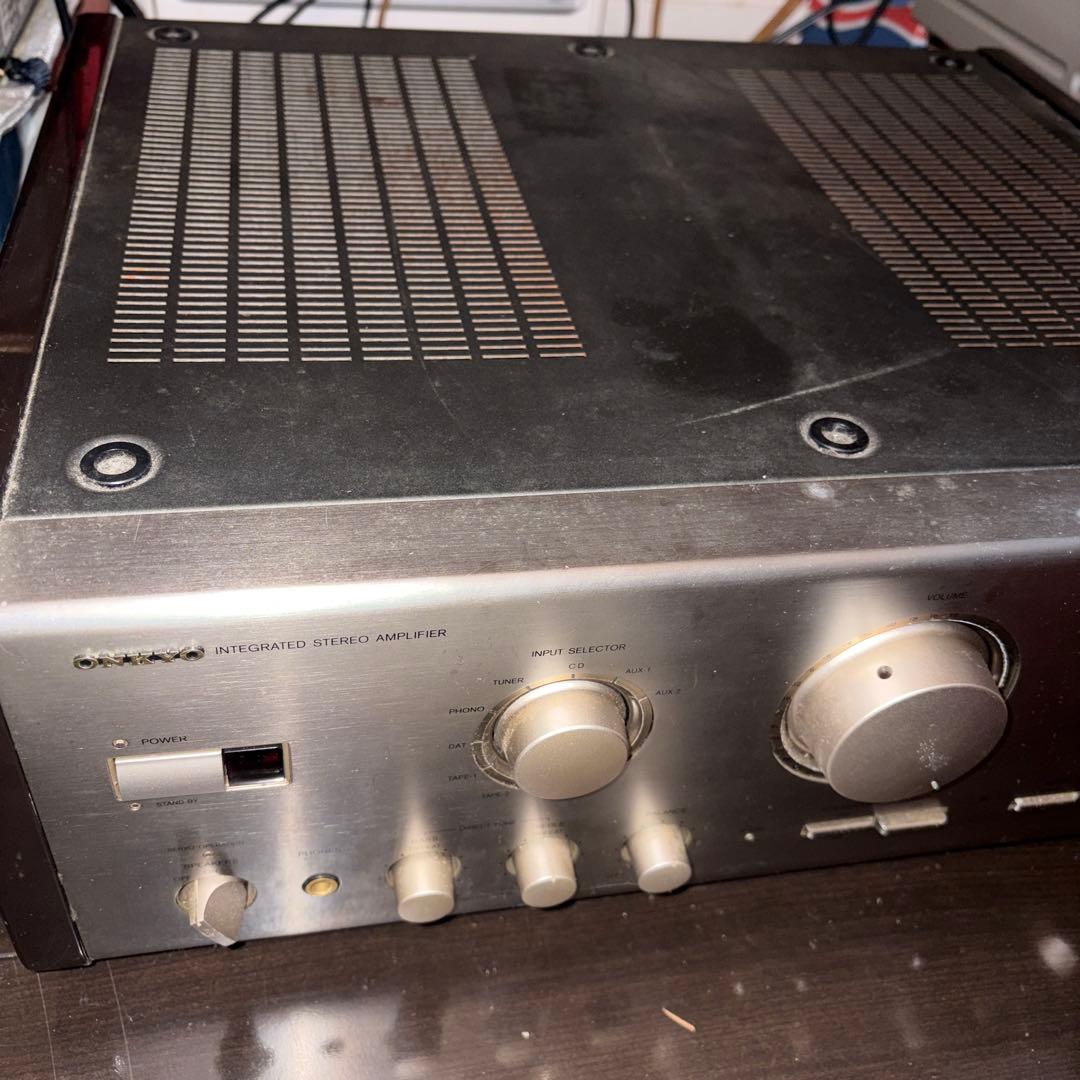 ONKYO 統合ステレオアンプ ONKYO(オンキヨー) TX-8470 シルバー ティアックストア限定専売品