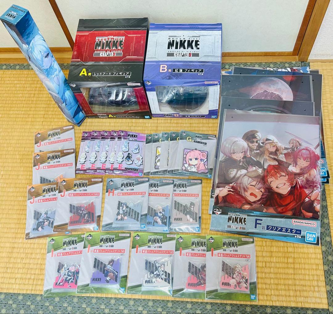 一番くじ 勝利の女神 NIKKE CHAPTER4 コンプリートセット 勝利の女神 × 一番くじ 第4弾 12月28日よりレッドフードらが登場!