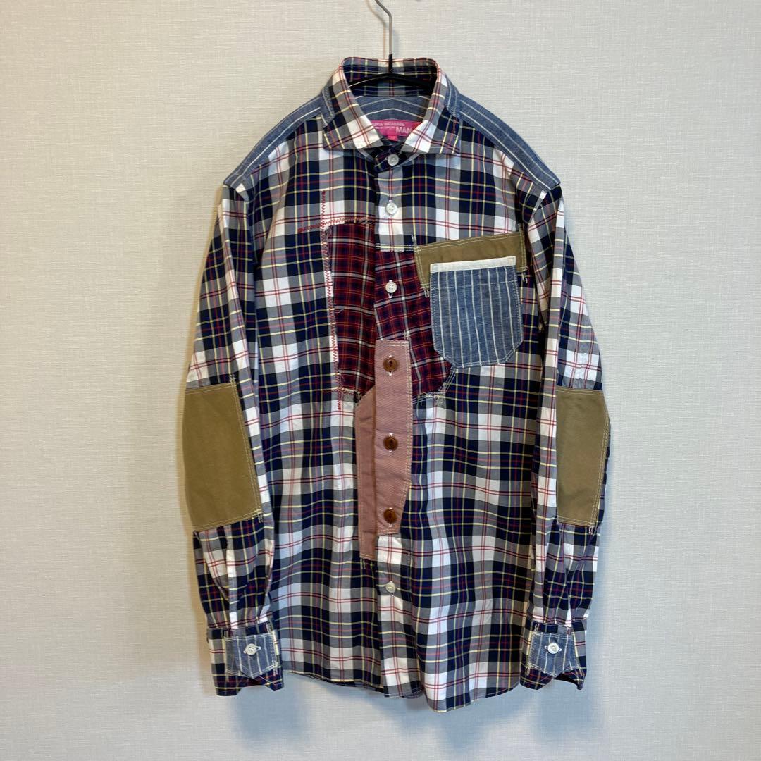 ジュンヤワタナベコムデギャルソンマン　長袖シャツ　再構築　AD2011　サイズM 中古・古着通販】COMME des GARCONS JUNYA WATANABE MAN (コム デ