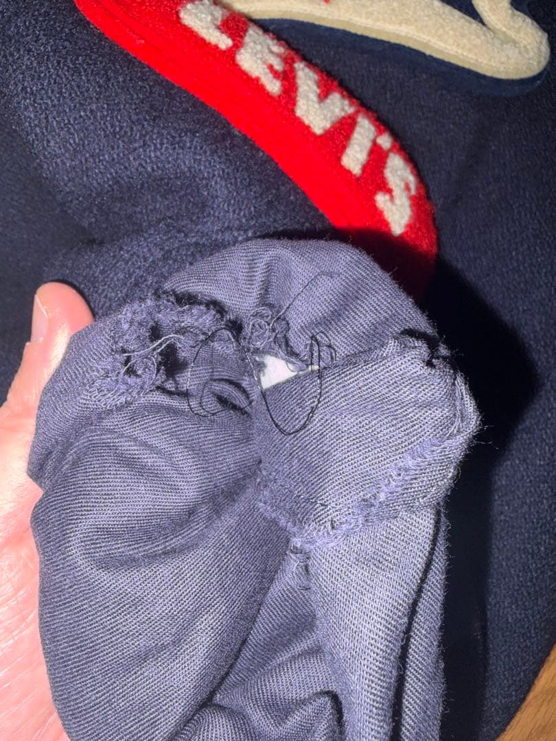 90s LEVI'S リーバイス スタジャン ネイビー M - メルカリ