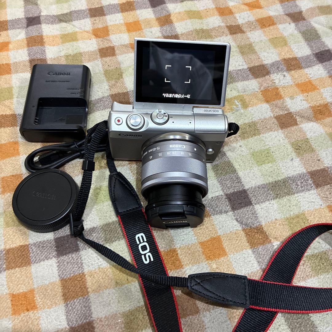 極美品 グレー Bluetooth搭載でスマホ転送 CANON EOS M100の通販はau