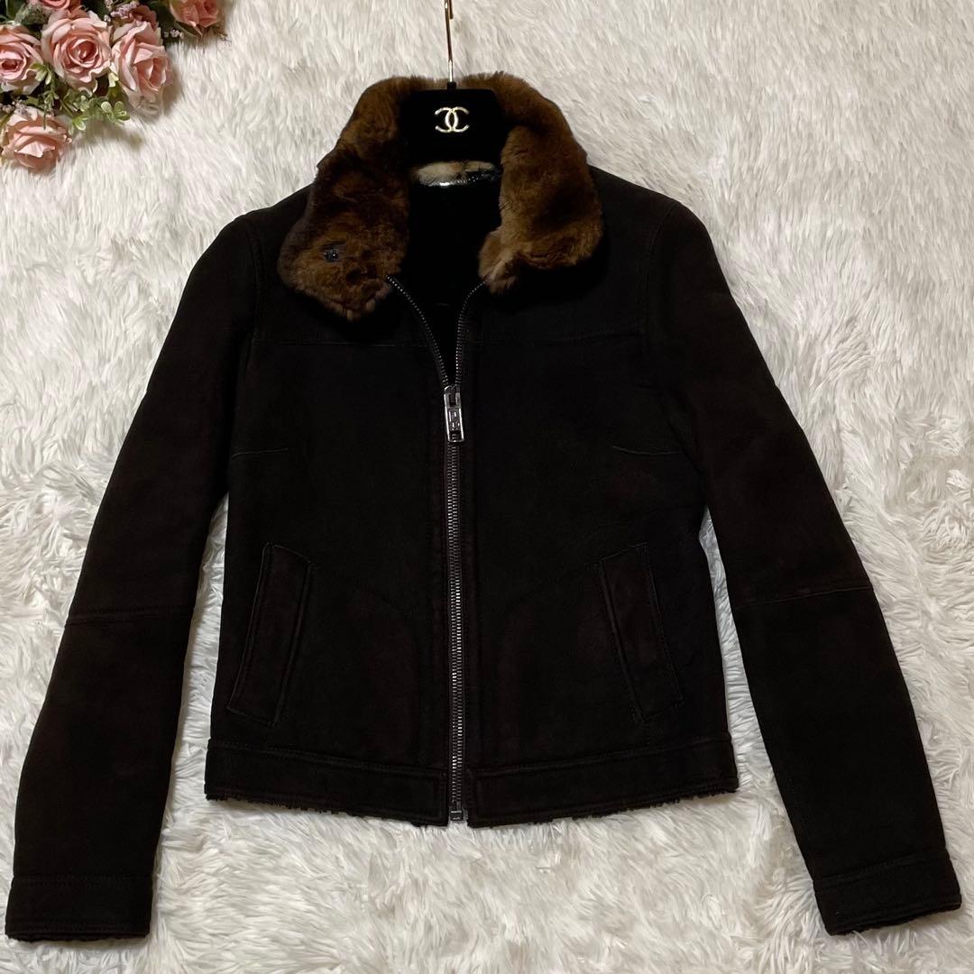 a*i様 《最高峰の絶品》Dolce & Gabbana ファー付きムートンジャ