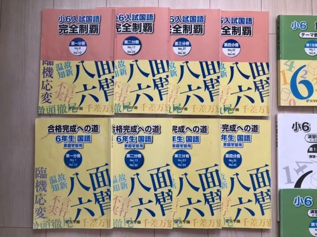 浜学園小6国語テキスト1〜4+知識の達人+漢字の広場 浜学園 小6 国語 知識分野の達人 テキスト ☆ 019S2D : ブックス