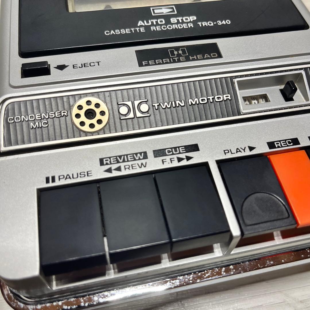 n*様 レトロ 日立 カセットテープレコーダー TRQ-340 - メルカリ