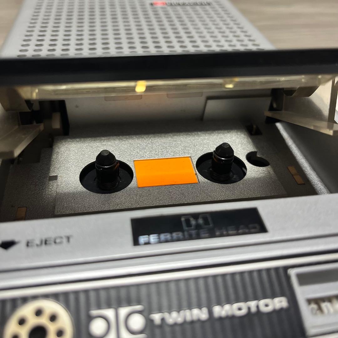 n*様 レトロ 日立 カセットテープレコーダー TRQ-340 - メルカリ