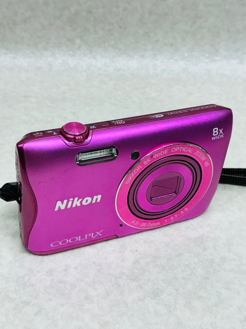 Nikon COOLPIX S3700 ニコン クールピクス Wi-Fi機能 - メルカリ