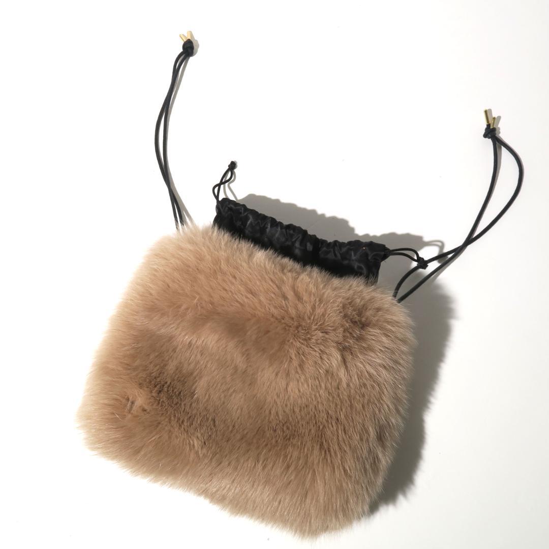 LUDLOW FOXショルダー 定価69, フォックスファー巾着バッグ