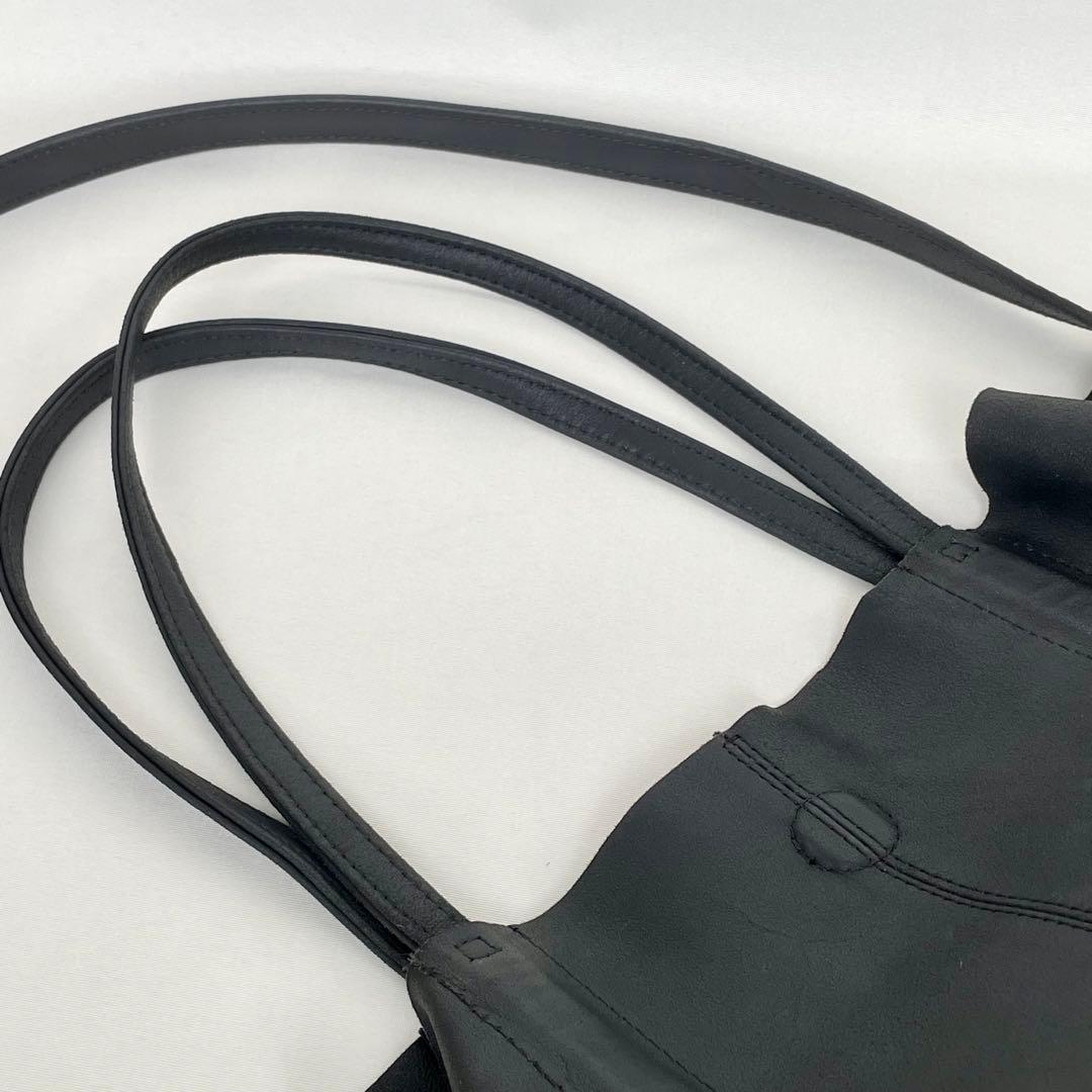 Morphee モルフェ ゴートレザー バッグ Mサイズ 黒 2WAY - メルカリ