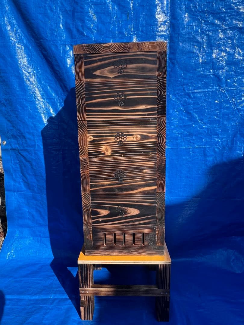 ニホンミツバチ　営巣用巣箱4段　板厚3cm　重箱式巣箱 楽天市場】日本蜜蜂 巣箱 ニホンミツバチ 日本みつばち 重箱式巣箱 4段