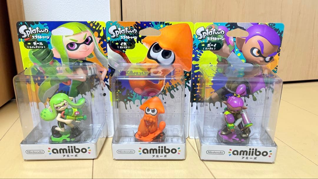 amiibo スプラトゥーン 限定カラー 3点セット 楽天市場】＼売り尽くしセール／【単品3点セット】 アミーボ スプラ