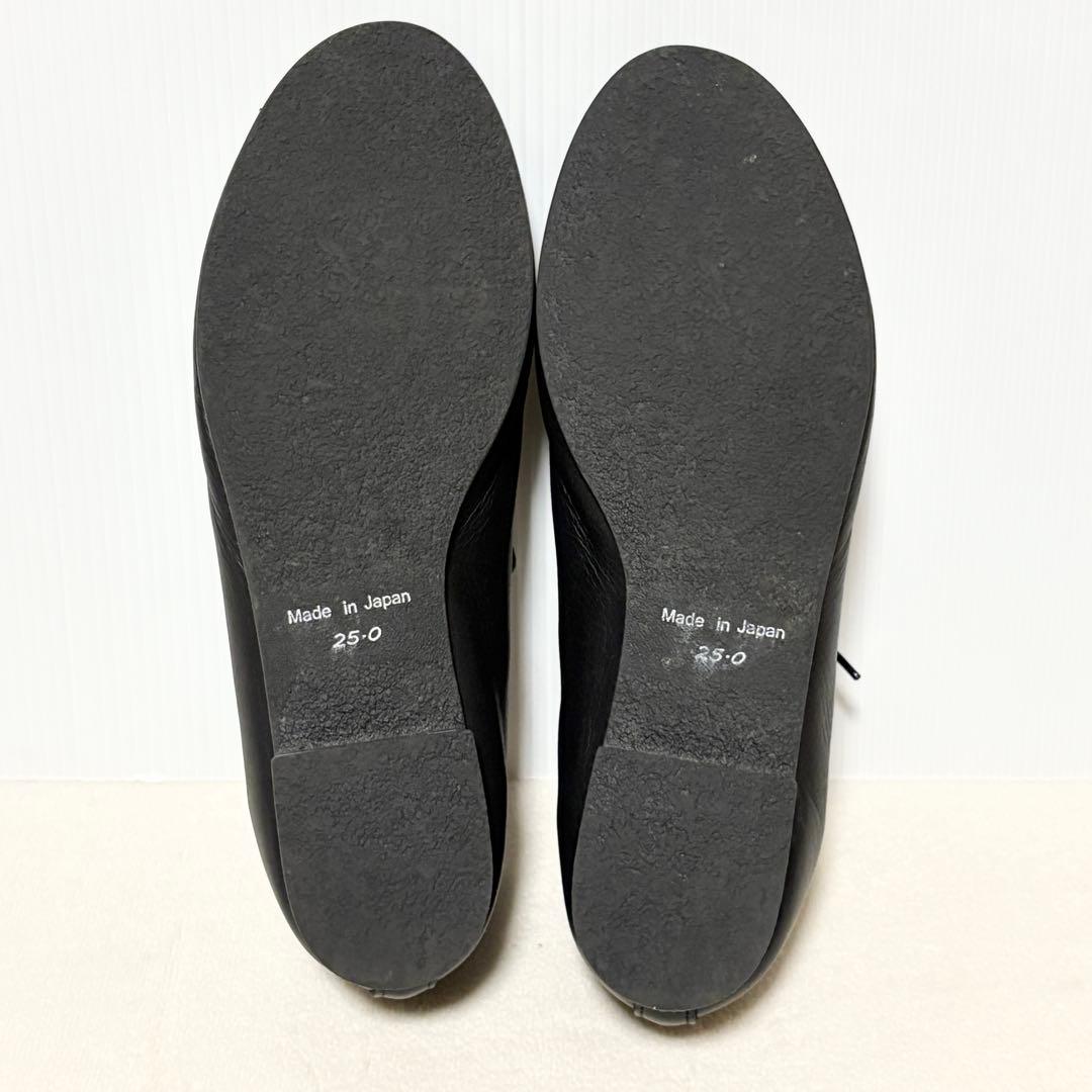 未使用級☆Recipe レシピ レースアップシューズ レザー 25.0cm