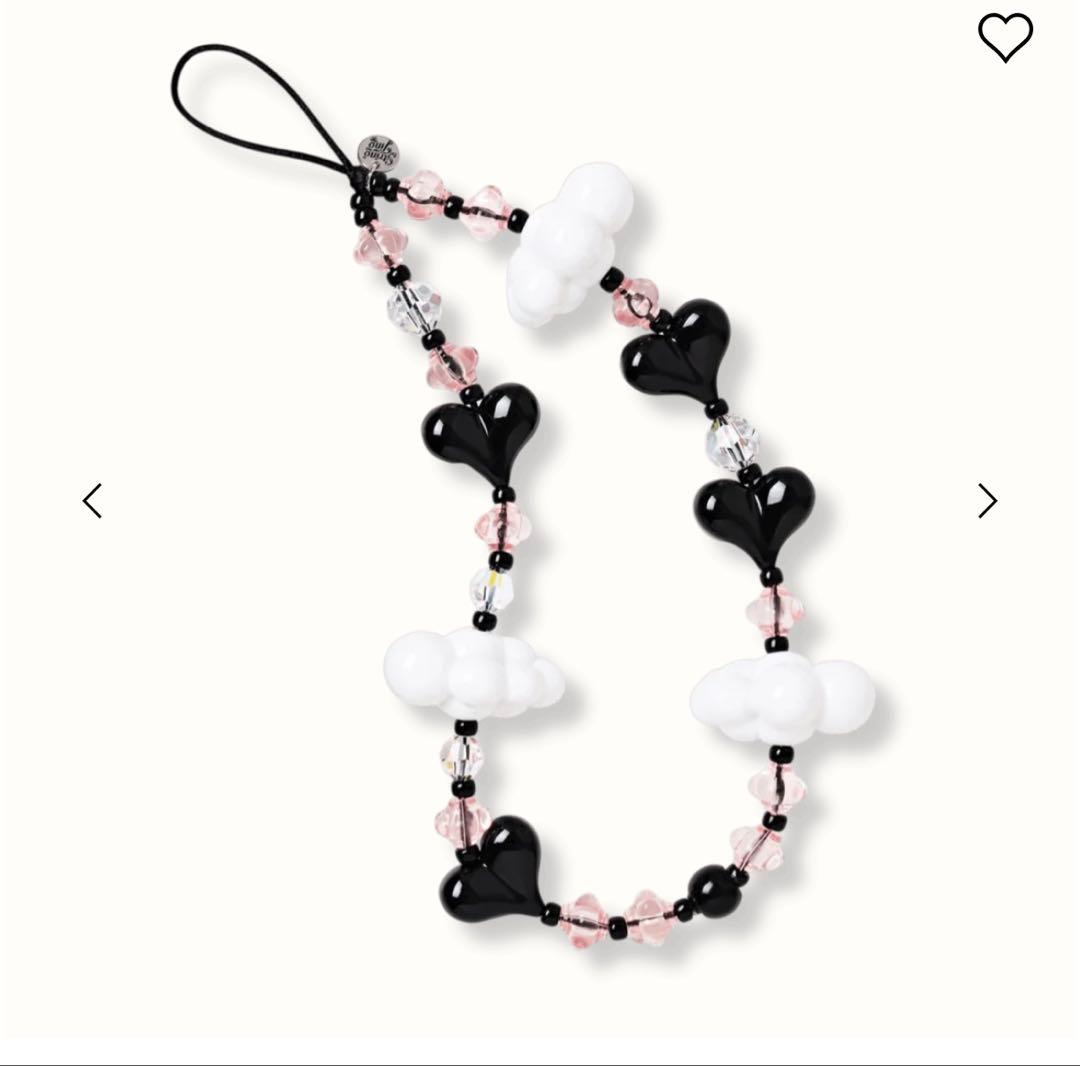 【正規品】String Ting ストリングティング　ストラップ　ピンク　黒　白 String Ting/ストリングティング/Cherry Blossom Kawaii Strap | ROYAL