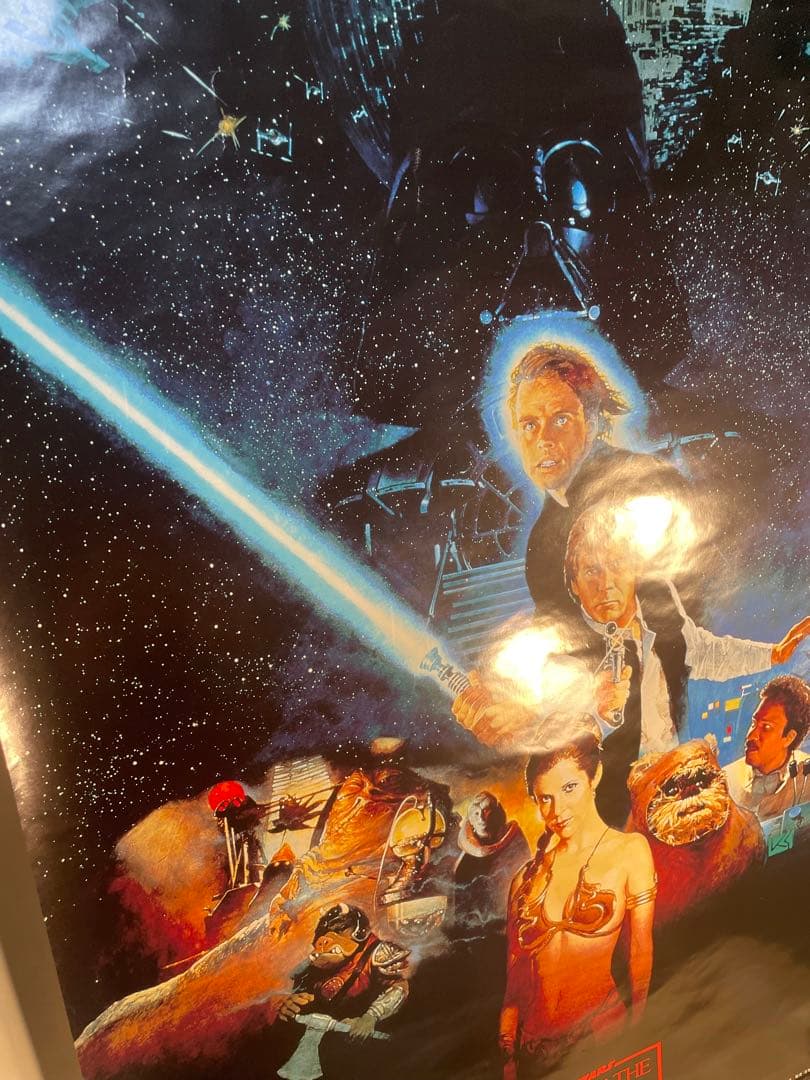 スターウォーズ ジェダイの帰還 VHD 販促ポスター 1986年製 - メルカリ