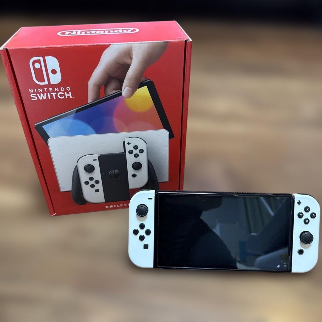 【美品】Nintendo Switch 有機EL 本体 Nintendo Switch 任天堂 有機ELモデル ニンテンドースイッチ ホワイト